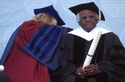 Desmond Tutu at University of Pennsylvania graduation/ Wikipedia photo by Kyle Cassidy 