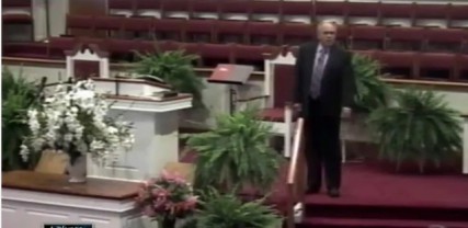 Pastor Charles L. Worley preaches hateful message toward gays/YouTube 