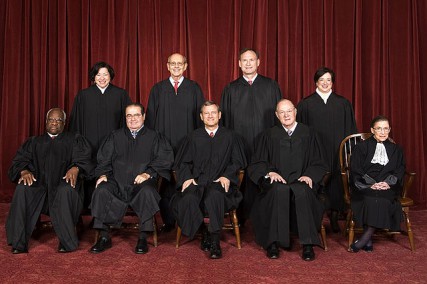 The United States Supreme Court, the highest court in the United States, in 2010. 