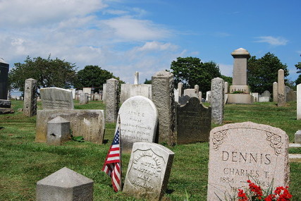 Common Burying Ground and Island Cemetery in Newport, Rhode Island/Matt Wade Photography