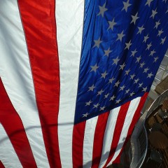 Flag of the United States at the Flint Hills Discovery Center in Manhattan, KS/Public Domain Image