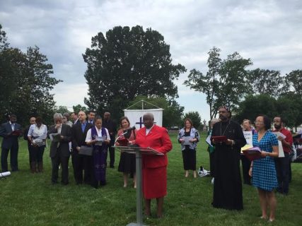 Clergy speak about sentencing reform in D.C./Photo by Bailey Russell - SpokaneFAVS